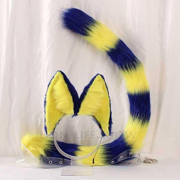 Cat Ears Hairhoop Tail Ankha From Animal Crossing Cosplay Costume ...