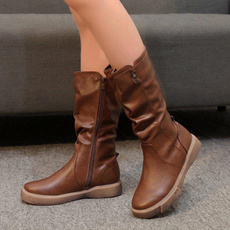vintageboot, midcalfboot, Leather Boots, long boots