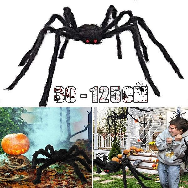 30/50/60/75/90/125cm Super Big Plush Spider Made of Wire and Plush ...