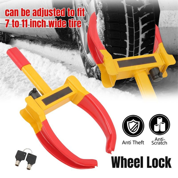 anti theft car wheel tyre lock clamp