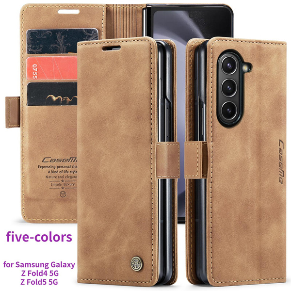 Anti-Shock Leather Full Body Case for Samsung Galaxy Z Fold5 5G ZFold 4 ...