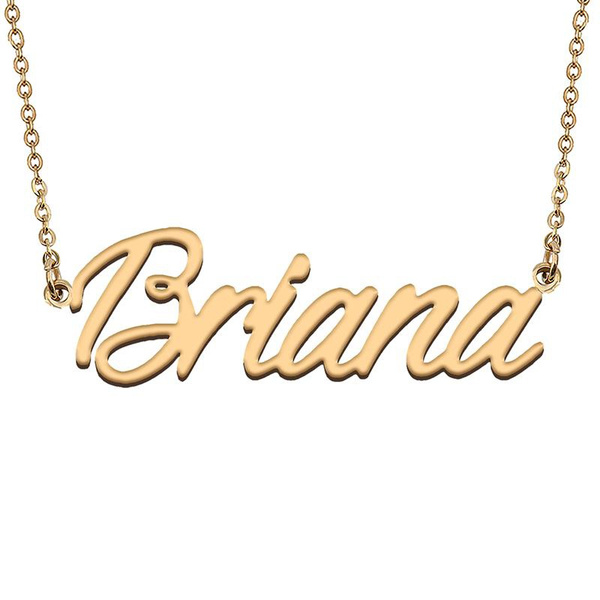 Briana Personalized Name Necklace: Add A Unique Charm to Your Name with ...