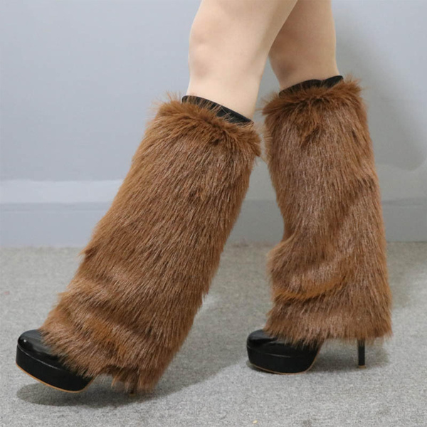 Winter Leg Warmers Women Leg Warmers 1 Pair Women Imitation Fox