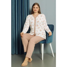 plus, Set, Sleeve, Camel