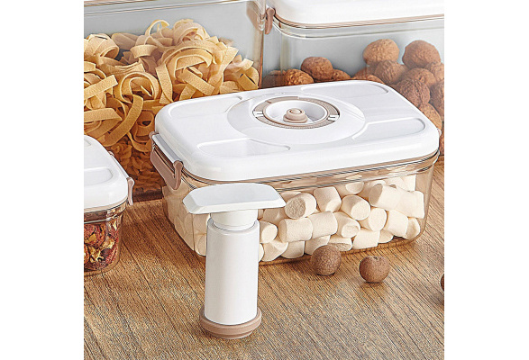 Vacuum Seal Food Containers Vacuum-sealed Storage Solutions Vacuum Storage  Food Containers with Calendar Wheel Leak-proof Airtight Stackable for Good