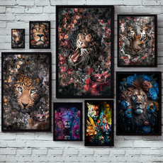 Wall Art, canvaspainting, wallpicture, Leopard