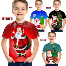 Funny, Fashion, christmasgirlshirt, 3dprintedkidstshirt