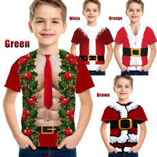 childrens3dtshirt, santaclaustshirt, Cosplay, Christmas