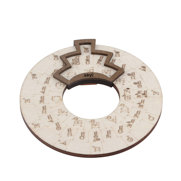 Rotating Circle Of Fifths Wooden Melody Chord Tool Musical Educational Wheel Decoder Chord Rotating Circle Of Fifths Wooden Melody Chord Tool Musical Educational Wheel Decoder Chord