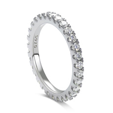 Sterling, wedding ring, Engagement Ring, eternityring