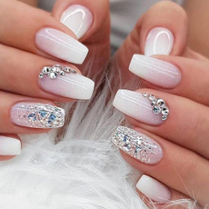 pink, butterfly, wearablefakenail, Beauty