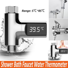 water, Bathroom, led, waterthermometer