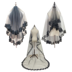 blackveil, Goth, weddingveil, cathedralveil