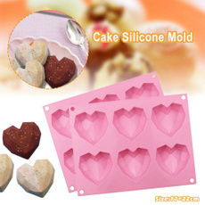Heart, cakecookiemold, PC, diamondheartmold