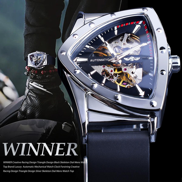 Mens Watch Celestial Tourbillon Automatic Mechanical Watch Hollow Back Transparent  Watch | Today's Best Daily Deals | Temu