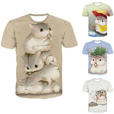 Summer, Fashion, cute, menwomen3dtshirt