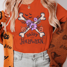 cute, Printed Tee, Summer, Halloween