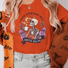 Summer, Coffee, skeletontshirt, Skeleton