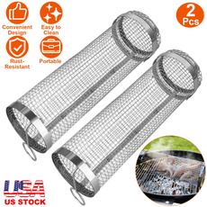 Steel, Grill, Outdoor, Stainless Steel