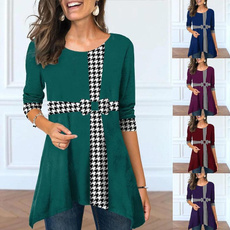 Tops & Tees, Plus Size, Long Sleeve, printed shirts
