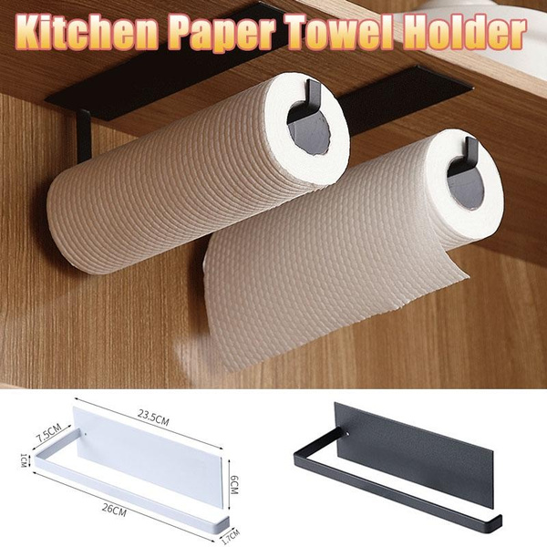 1pc Paper Towel Holder, Under Cabinet Paper Towel Rack For Kitchen