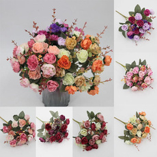 pink, decoration, foamrose, Flowers