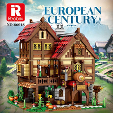 building, Boy, Toy, Medieval