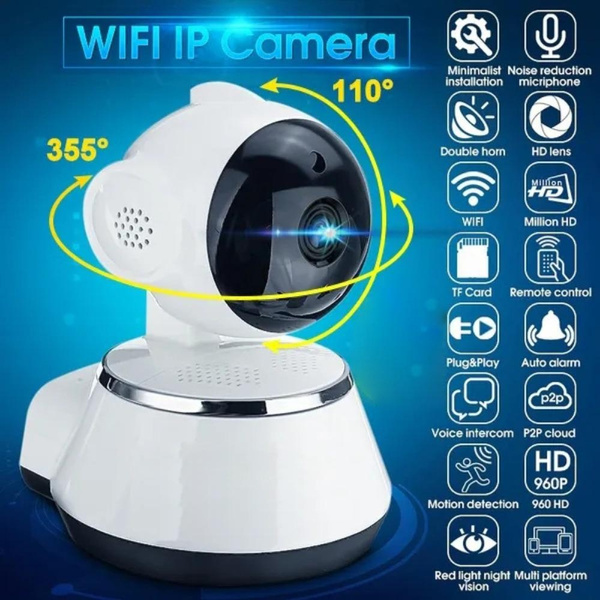 720P WiFi Wireless Pan Tilt CCTV Network Home Security IP Camera IR Night  Vision