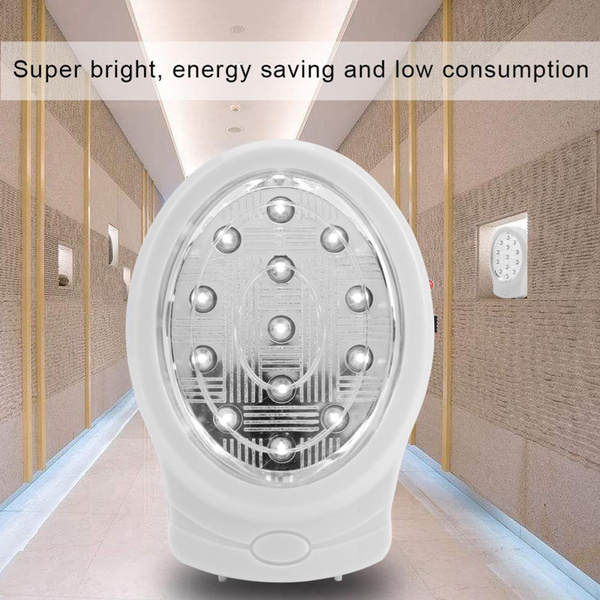 13 LED Rechargeable Home Emergency Light Automatic Power Failure Outage  Lamp