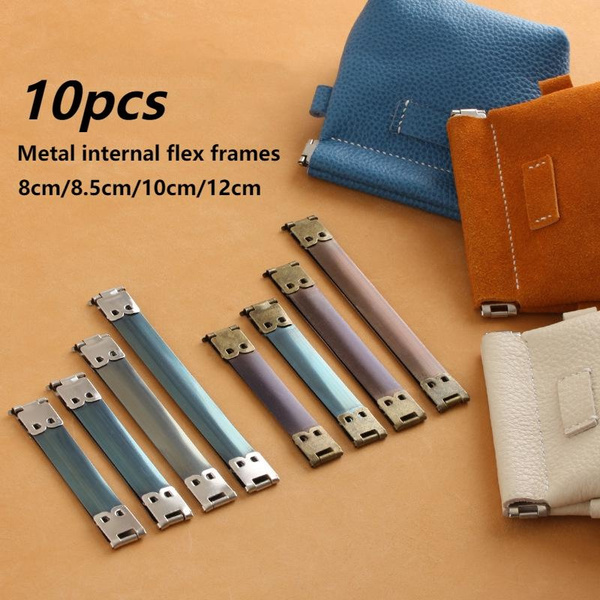 10Pcs set DIY Metal Internal Flex Frames Clasp Lock Bag Purse