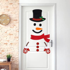 snowman, windowsticker, Christmas, doorsticker