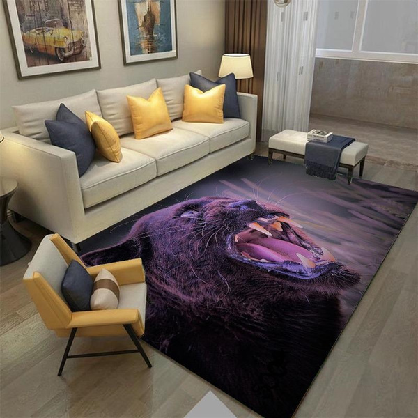 Enhance Your Living Space with a Panther Inspired Rug, Perfect Blend of ...
