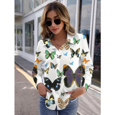 blouse, butterfly, Fashion, Shirt