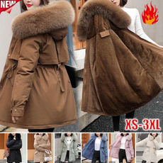 Plus Size, Winter, Thickened, Coat