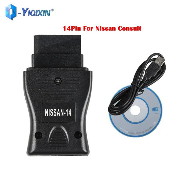 Auto Car Diagnostic Tool For Nissan Consult Usb 14pin Connector Cable ...