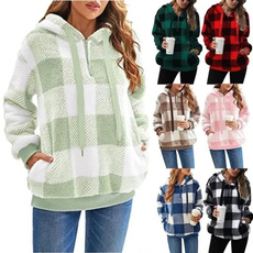 Plus Size, Long Sleeve, cutesweatshirt, hoodedpullover