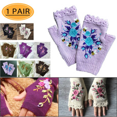 butterfly, warmglove, Winter, knittedglove