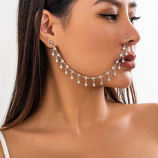 Stud, Joyería de pavo reales, Chain, Earring