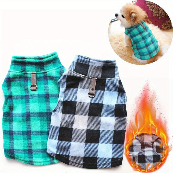 Winter Fleece Dog Vest with Rope Loop, Dog Jacket with Legs,dog Clothes