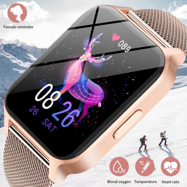 2024 LIGE Smart Watch Men Women Waterproof Full Touch Screen Bluetooth  Calling 1.65 Inch Smart Watch for IOS Android Christmas Gift
