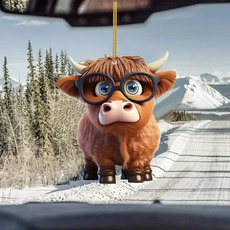 Perfect, Christmas, cow, Cars