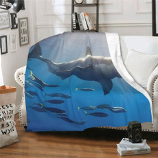 Shark, Sofas, Blanket, bedroom