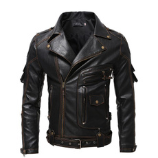 Fashion, Coat, leathertrenchcoat, leather