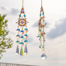 rainbow, crystal pendant, craftdecoration, Garden
