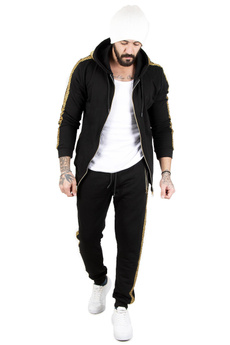 hooded, track suit, 2200240, Set