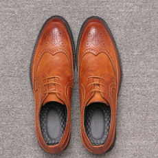 Flats & Oxfords, Slip-On, casual leather shoes, dress shoes