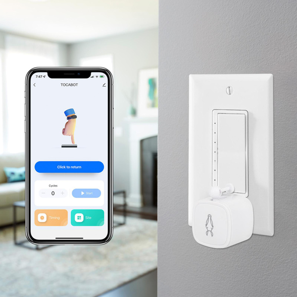 Smart Switch Button Pusher, LINKSTYLE TOCABOT Light Switch Bluetooth