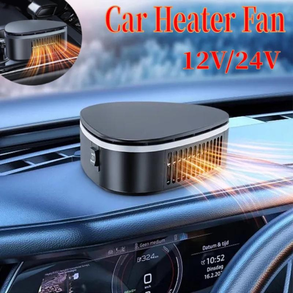 Small Car Heater,12V/24V Portable Car Air Heater - Electric
