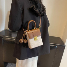 Box, Simplicity, niche, Shoulder Bags