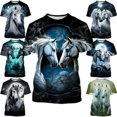 Mens T Shirt, horse, Fashion, Graphic T-Shirt
